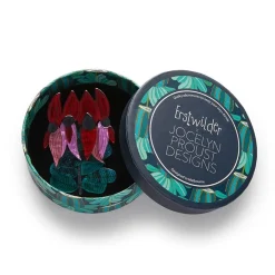 A Pleasing Desert Pea Brooch