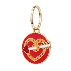 A Shot Through The Heart Enamel Pet Charm