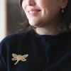 As The Dragon Flies Perfume Brooch