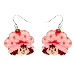 Big Adorable Strawberry Smile Drop Earrings