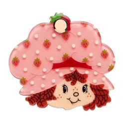 Big Adorable Strawberry Smile Mirror Compact