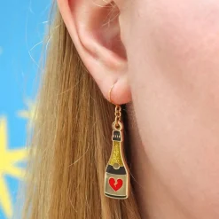 Bubble Trouble Enamel Drop Earrings