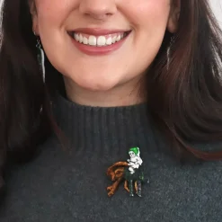 Christmas Beetle Brooch