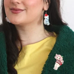 Christmas Sweater Petal Brooch