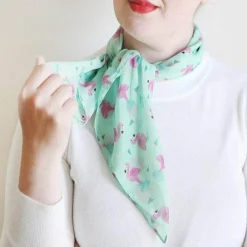Flamboyant Flamingo Funk Head Scarf