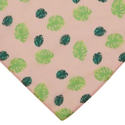 Fronds Of Fancy Monstera Large Neck Scarf