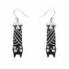 Halloween Hang-Up Bat Drop Earrings