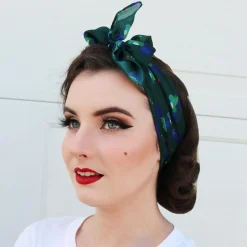 Hyacinth Hummingbird Head Scarf
