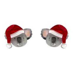 Koala Claus Earrings