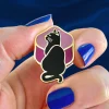 Le Chat Miaule Enamel Pin