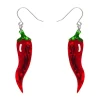 Lucky Little Horn Drop Earrings