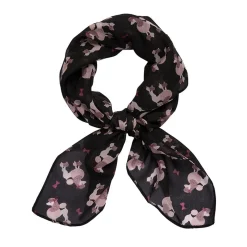 Madame Caniche Head Scarf - Black