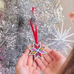 Make My Wish Come True Enamel Tree Ornament