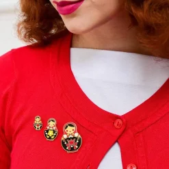 Matryoshka Memories Large Enamel Pin