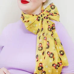 Matryoshka Memories Neck Large Neck Scarf