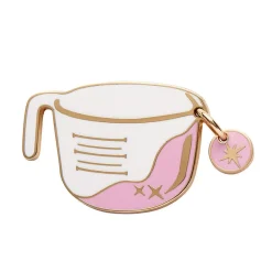 Measure Twice, Pour Once Enamel Pin