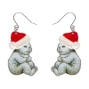 Mr. & Mrs. Bear Drop Earrings