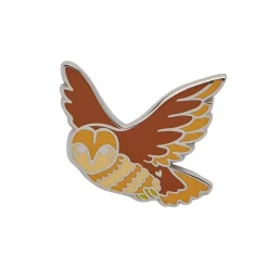 Obsequious Owl Enamel Pin