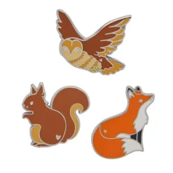Obsequious Owl Enamel Pin