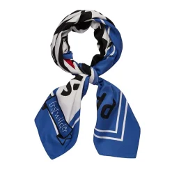 Paris Skyline Square Scarf - Blue