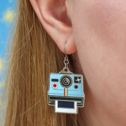 Picture Of Us Enamel Drop Earrings