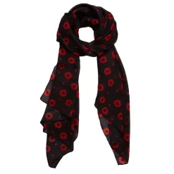 Poppy Field Large Neck Scarf