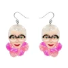 Pretty In Pom Poms Iris Drop Earrings