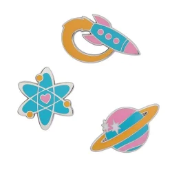 Radical Rocket Ship Enamel Pin