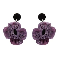 Remembrance Poppy Drop Earrings