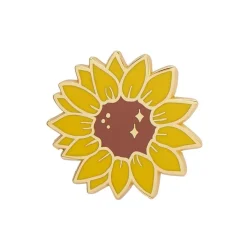 Salubrious Sunflower Enamel Pin