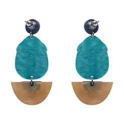 Secret Scarab Drop Earrings