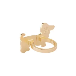 Spiffy The Supportive Dog Enamel Ring
