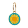 Sumptuous Sunflower Enamel Pet Charm