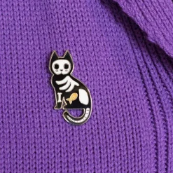 Tabby Tombstone Enamel Pin