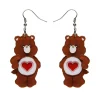Tenderheart Bear Earrings
