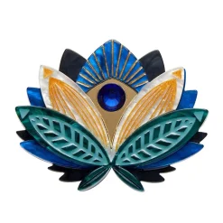 The Blue Lotus Brooch