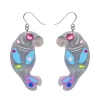 The Dutiful Dugong Drop Earrings