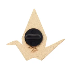 The Fortunate Crane Enamel Pin
