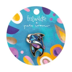 The Mercurial Manta Ray Enamel Pin
