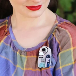 The Sulky Sooty Owl Brooch