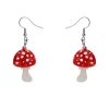 Twinning Toadstools Drop Earrings