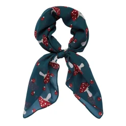 Well Spotted Head Scarf Teal