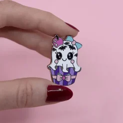 With A Scary On Top! Enamel Pin