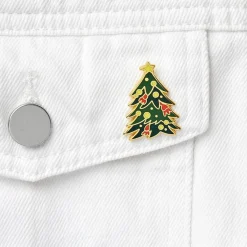Yuletide Timber Enamel Pin